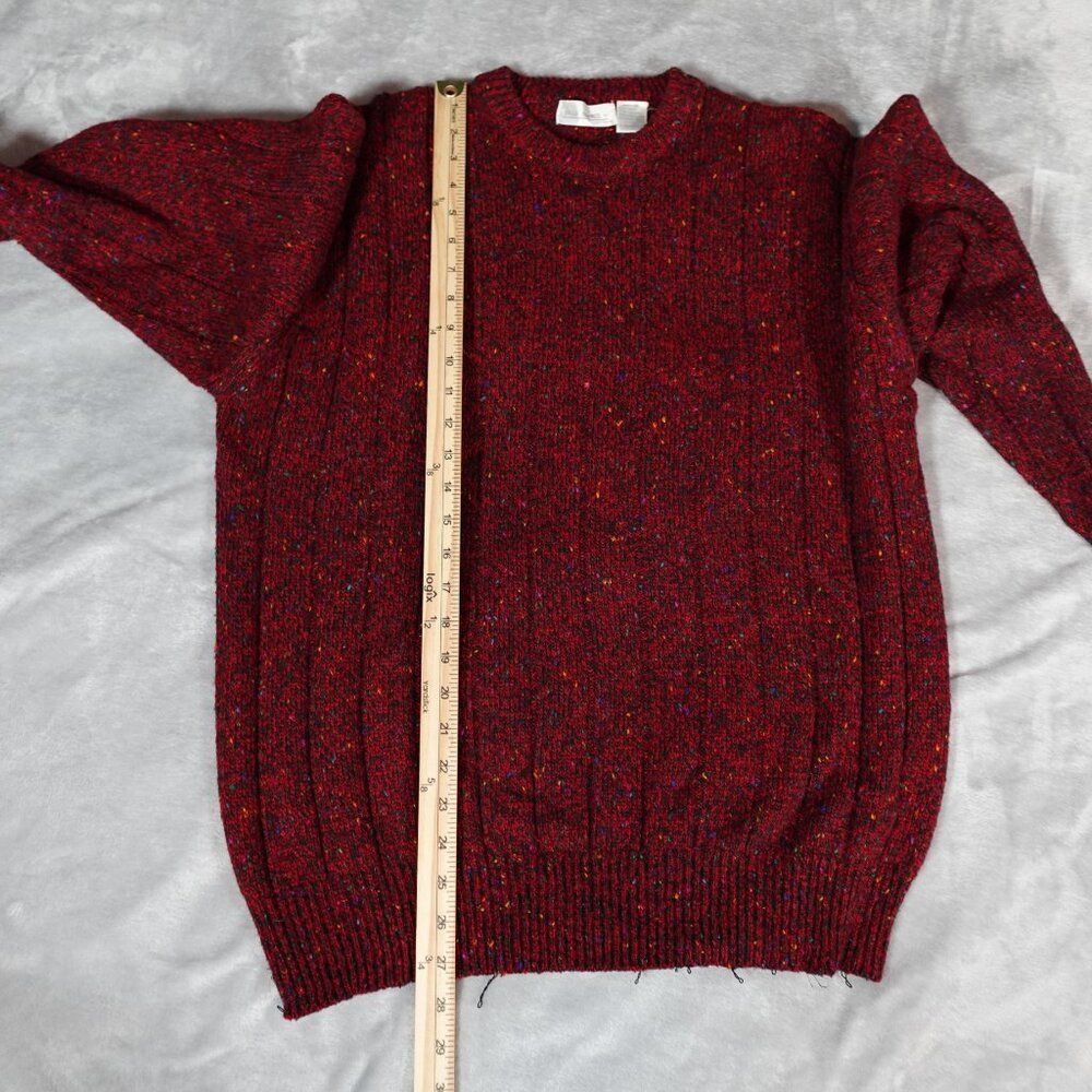 Vintage Brian Macneil Speckled Knit Sweater Womens 1X Wool Blend Multicolored - Picture 8 of 9